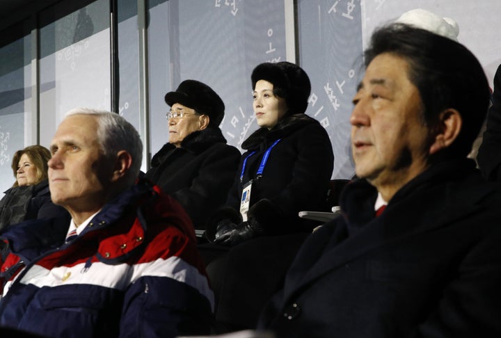 Vice President Mike Pence didn't officially engage with the North Koreans during his visit to the Winter Olympics, but his&nb