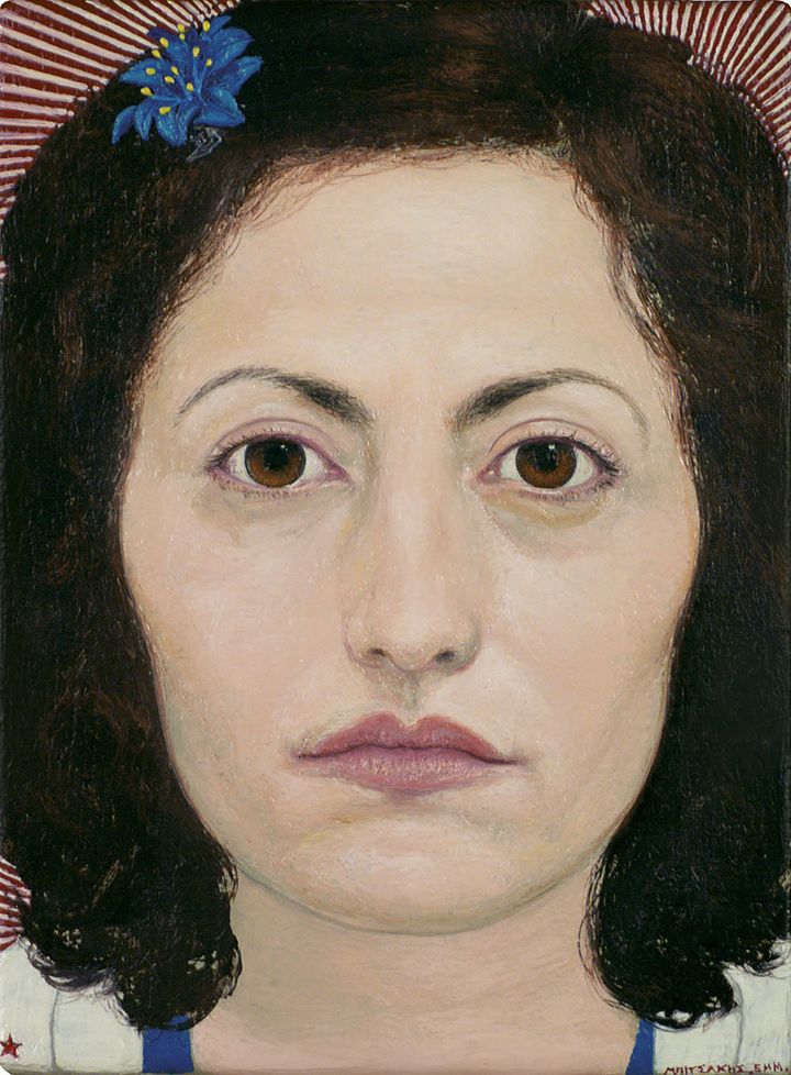 «Πορτρέτο» (2009). Λάδι σε καμβά, 12 x 9,5 εκ.