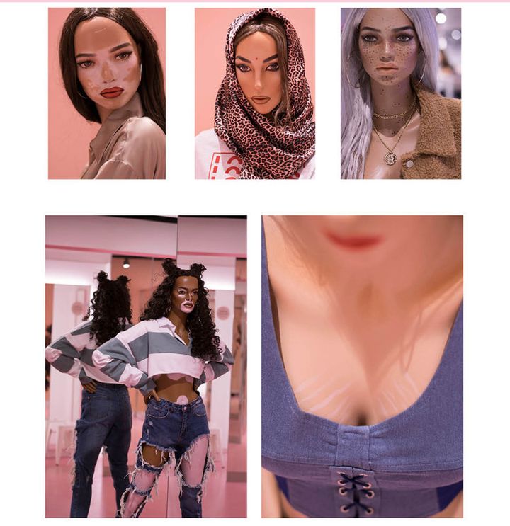 Missguided Created Mannequins With Vitiligo, Stretch Marks, and Freckles