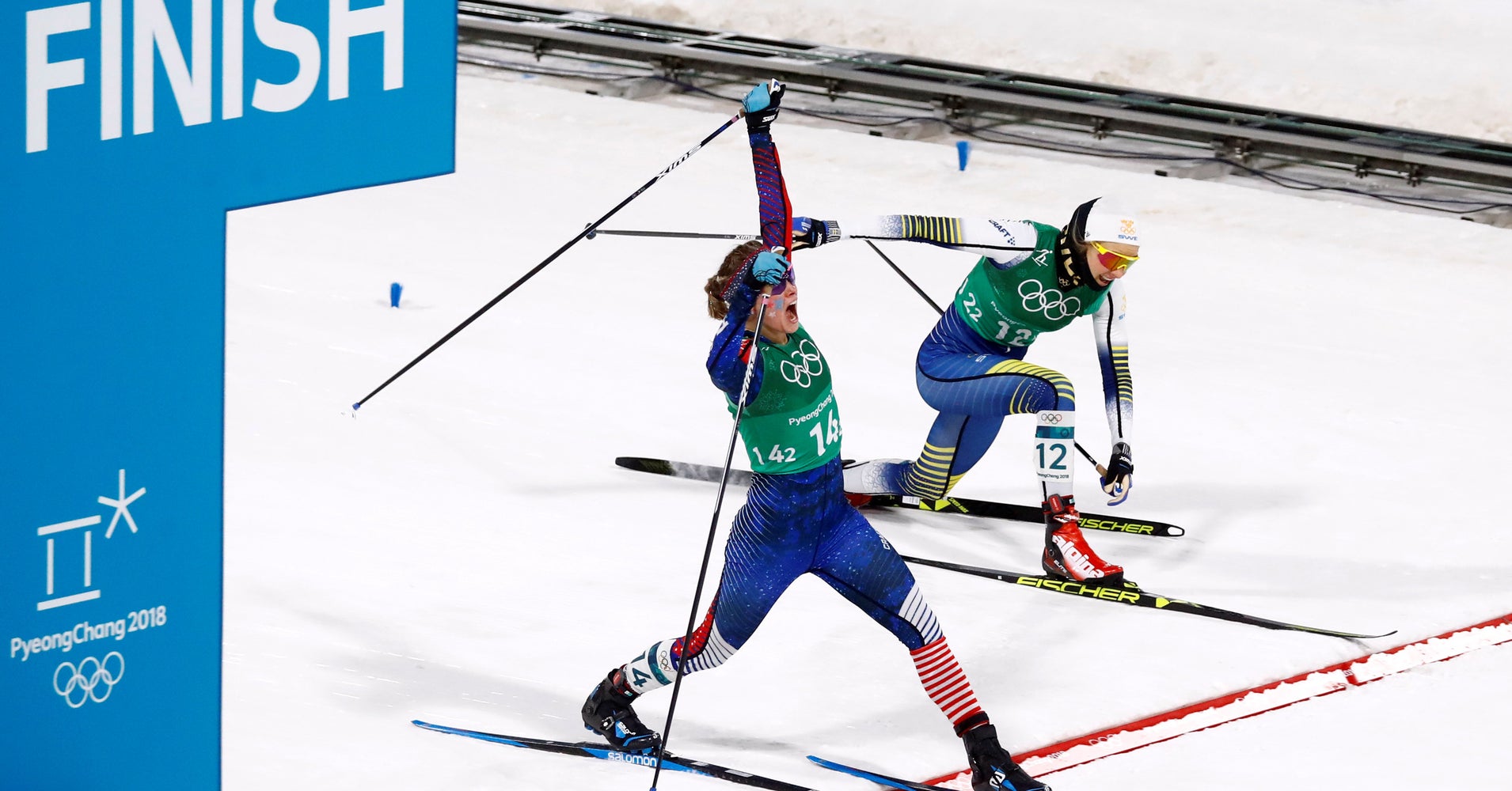 U.S. Wins Gold In CrossCountry Skiing For First Time In Decades HuffPost