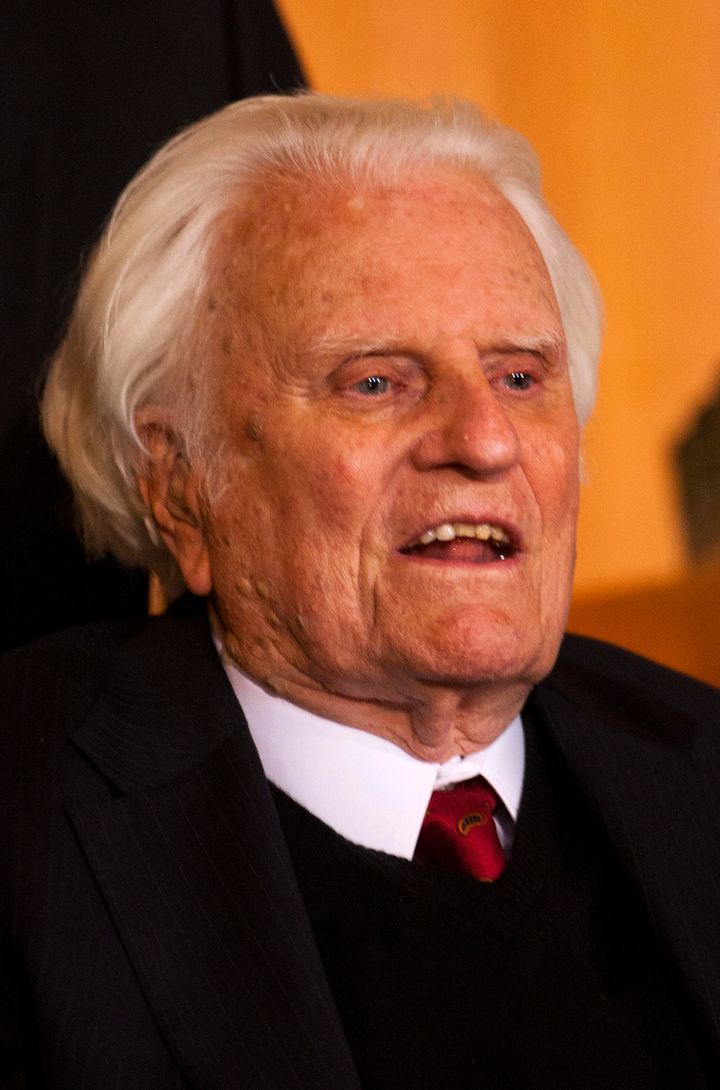 Billy Graham, seen in 2010, has died at the age of 99.