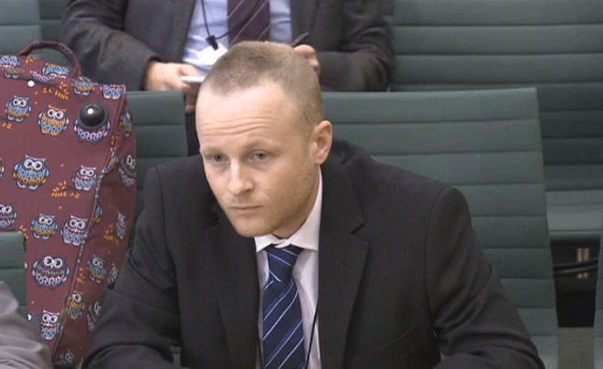 <strong>Jamie Bryson's appearance at the Northern Ireland Affairs Committee has been controversial&nbsp;</strong>