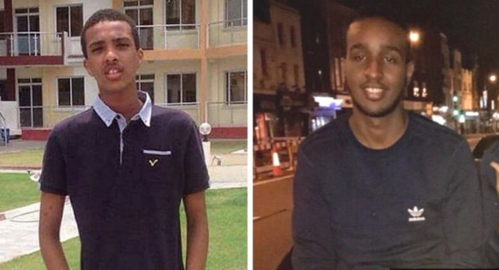 Abdikarim Hassan (L) and Sadiq Aadam Mohamed died after being stabbed in Camden on Tuesday