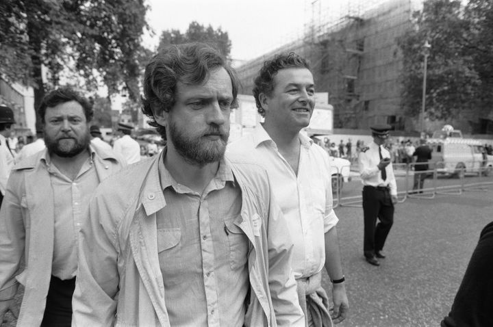Jeremy Corbyn as a young MP in the 1980s.