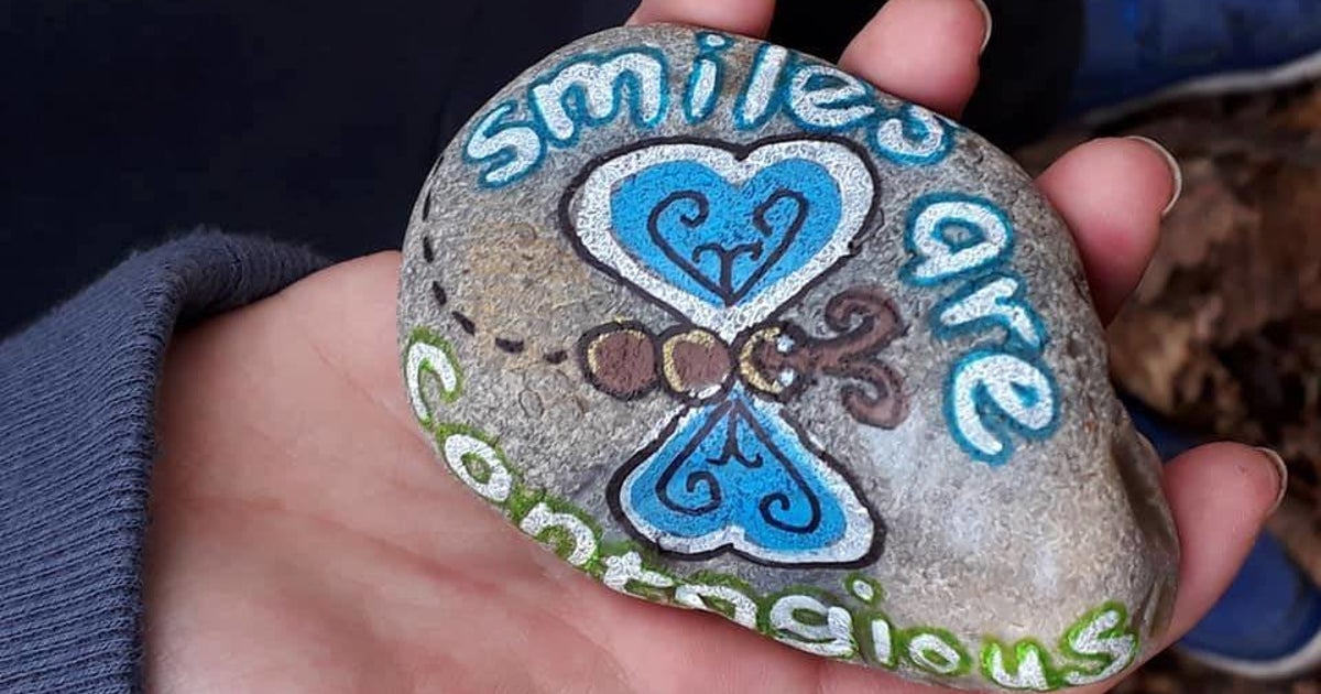 Families Are Penning Positive Messages On Rocks And Hiding Them All ...