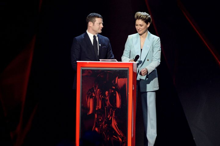 Dermot O'Leary and Emma Willis