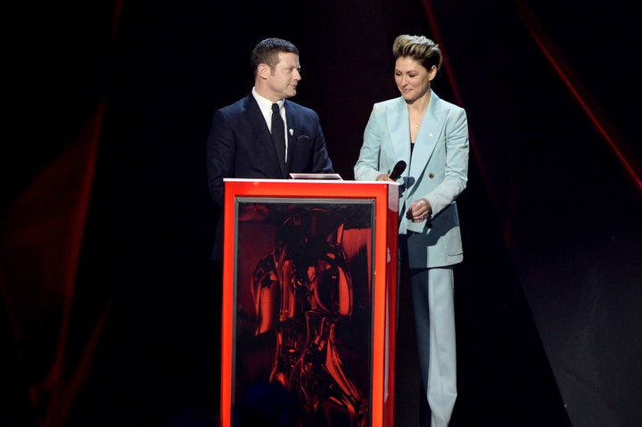 <strong>Dermot O'Leary and Emma Willis</strong>