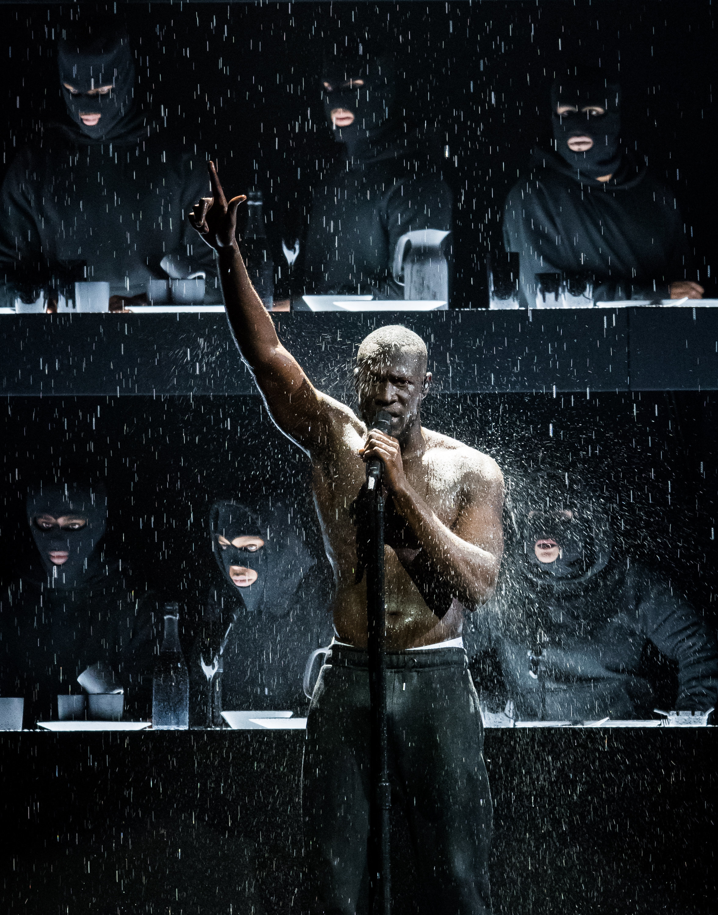 <strong>Stormzy took aim at Theresa May during his Brit Awards performance</strong>