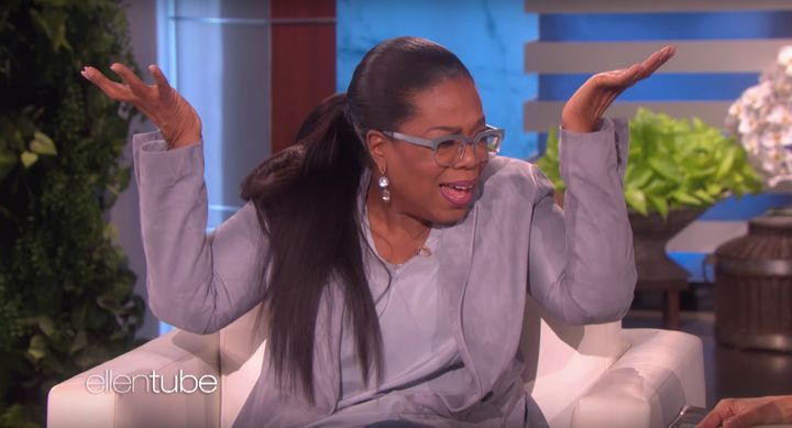 Oprah on "The Ellen DeGeneres Show."