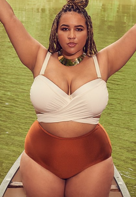 Plus size swimsuit store with built in bra