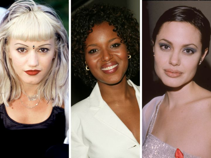 Gwen Stefani, Kerry Washington and Angelina Jolie in the '90s -- it was a different time for brows.