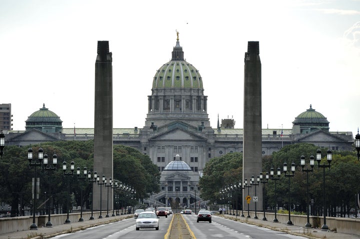 This 2011 file photo shows the state Capitol in Pennsylvania. 