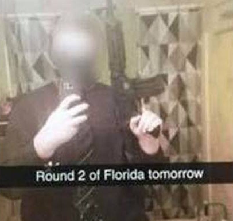 A false threat that started in South Carolina one day after the school shooting in South Florida quickly spread to other stat