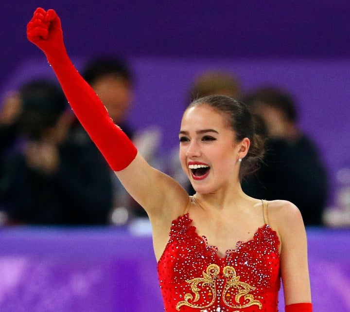 Alina Zagitova's triumph in free skate helped the Olympic Athletes from Russia earn their first gold medal at the Pyeongchang