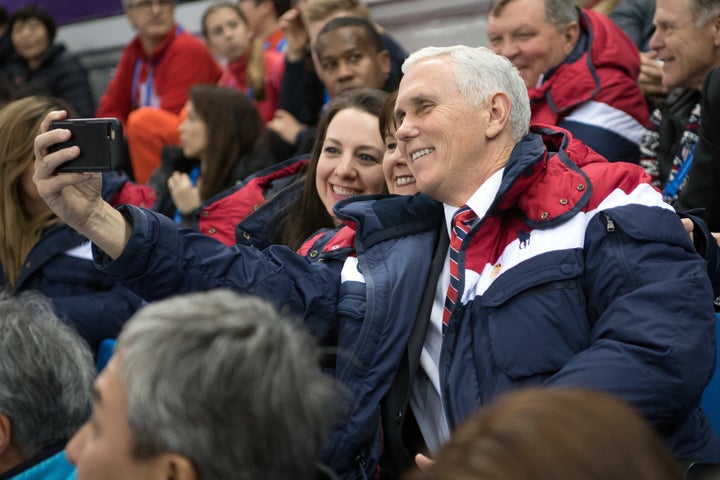 Vice President Mike Pence led the U.S. delegation at the opening ceremony to the Winter Olympics in Pyeongchang, South Korea.