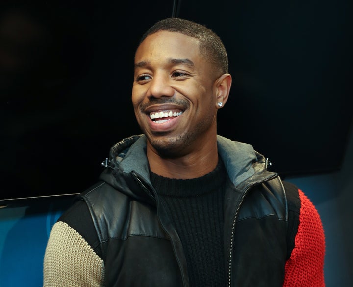 Michael B. Jordan visits at SiriusXM Studios.