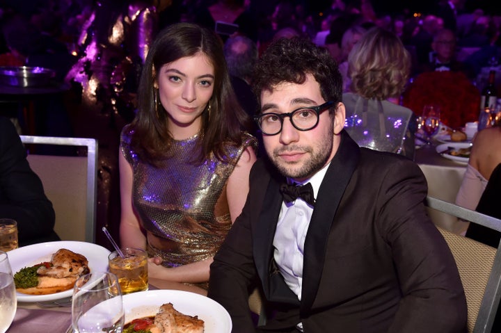 Lorde and Jack Antonoff attend the Clive Davis and Recording Academy Pre-Grammy Gala on Jan. 27, 2018.