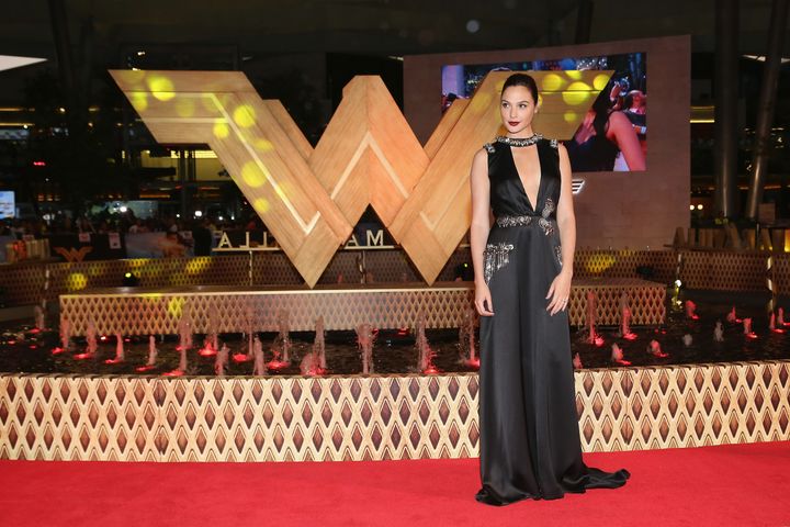 Gal Gadot at the 'Wonder Woman' premiere in Mexico