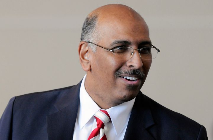 Former Republican National Committee chairman Michael Steele fiercely disputed the notion that he was elected to the top GOP post because of his race.