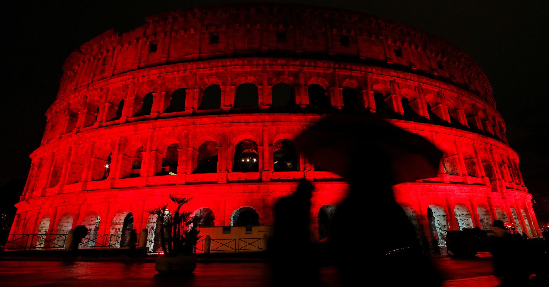 Colosseum In Rome Turns Red In Protest Of Pakistans Blasphemy Law