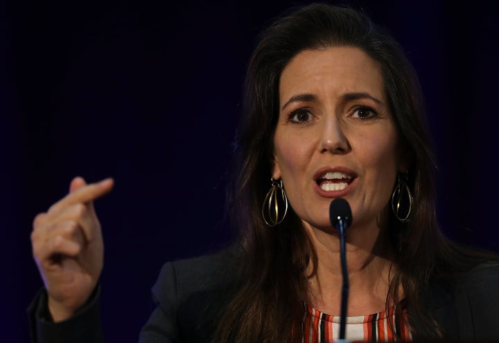 Oakland Mayor Libby Schaaf speaks during the 2016 Cannabis Business Summit & Expo on June 22, 2016 in Oakland.