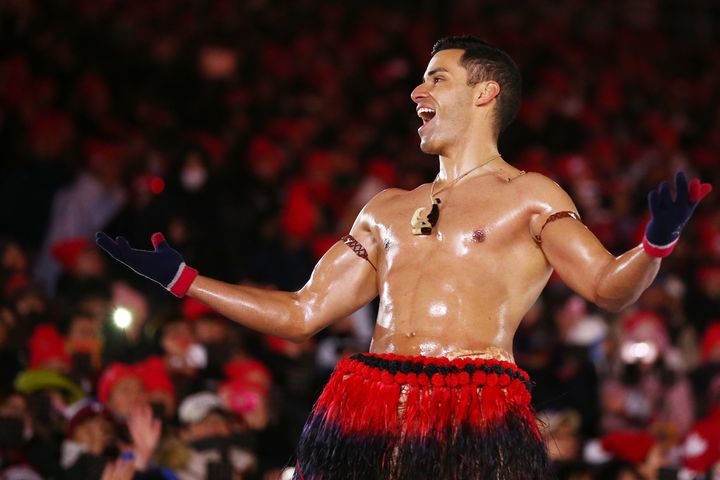 For Pita Taufatofua of Tonga, the 2018 Winter Olympics are "about inspiring people to push themselves out of their comfort zone, to not fear failure, to fail and then laugh at it and then try again.”