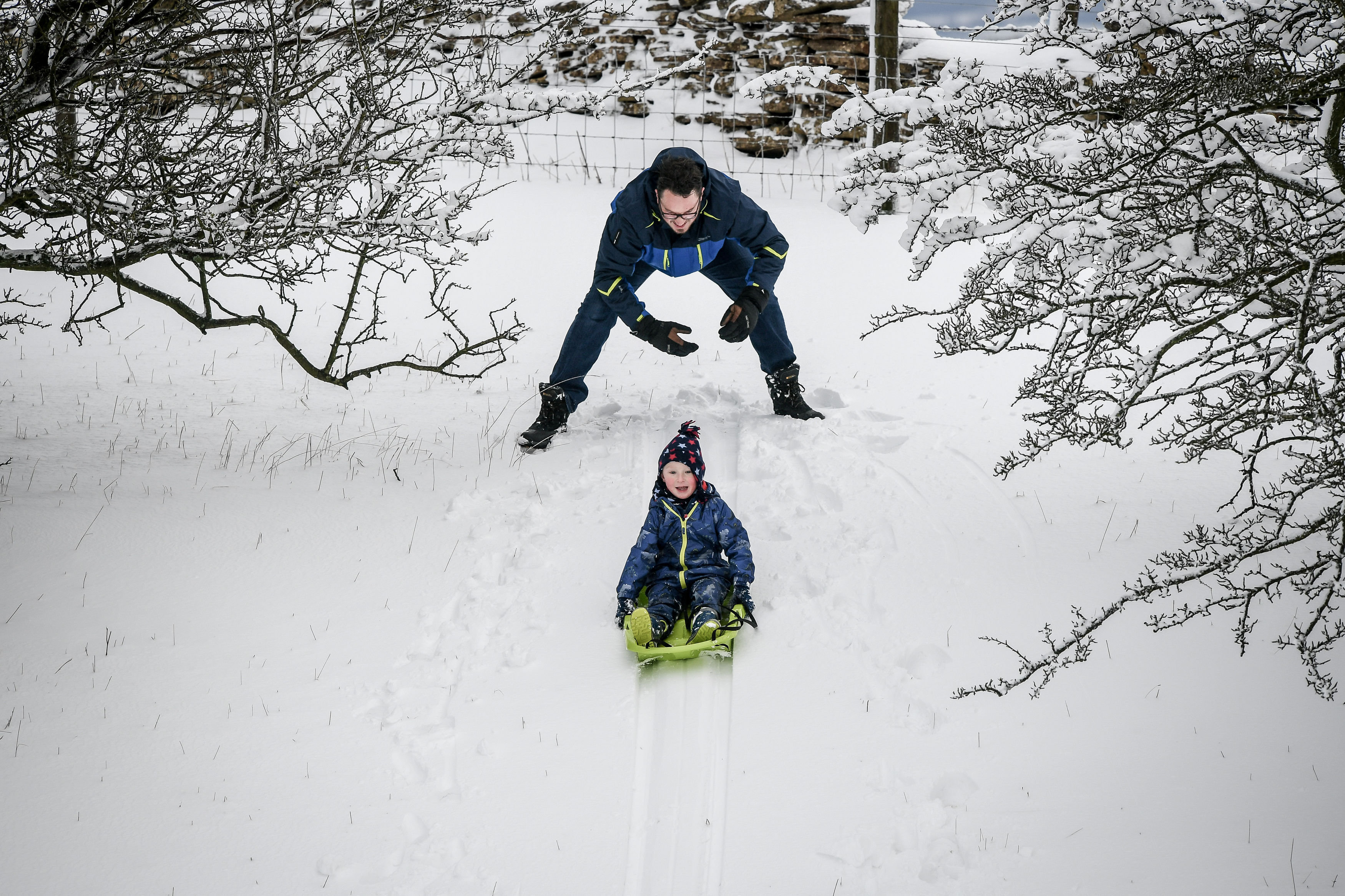 <strong>Widespread snow is forecast for the UK.</strong>