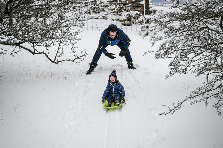 Widespread snow is forecast for the UK.