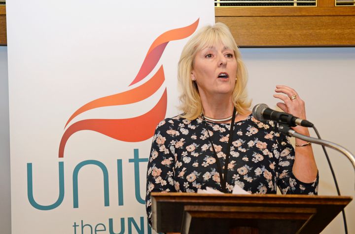Unite former political director Jennie Formby, now South East region official