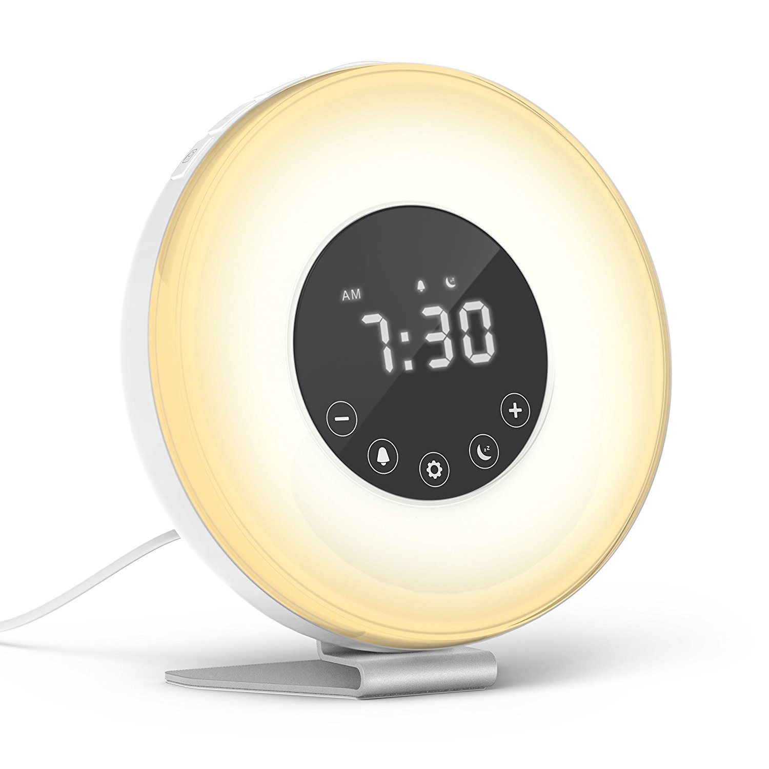 alarm clock that lights up like sunrise