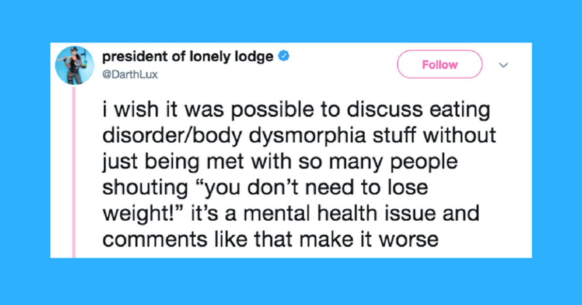 13 Tweets About Eating Disorders That Should Be Required Reading ...