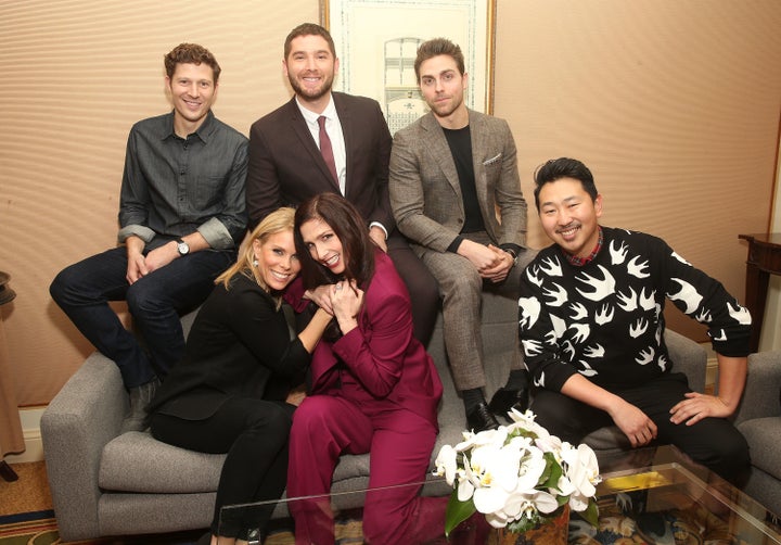 “If I made something just for the money or entertainment, I think I would get bored,” said Ahn (far right, with t