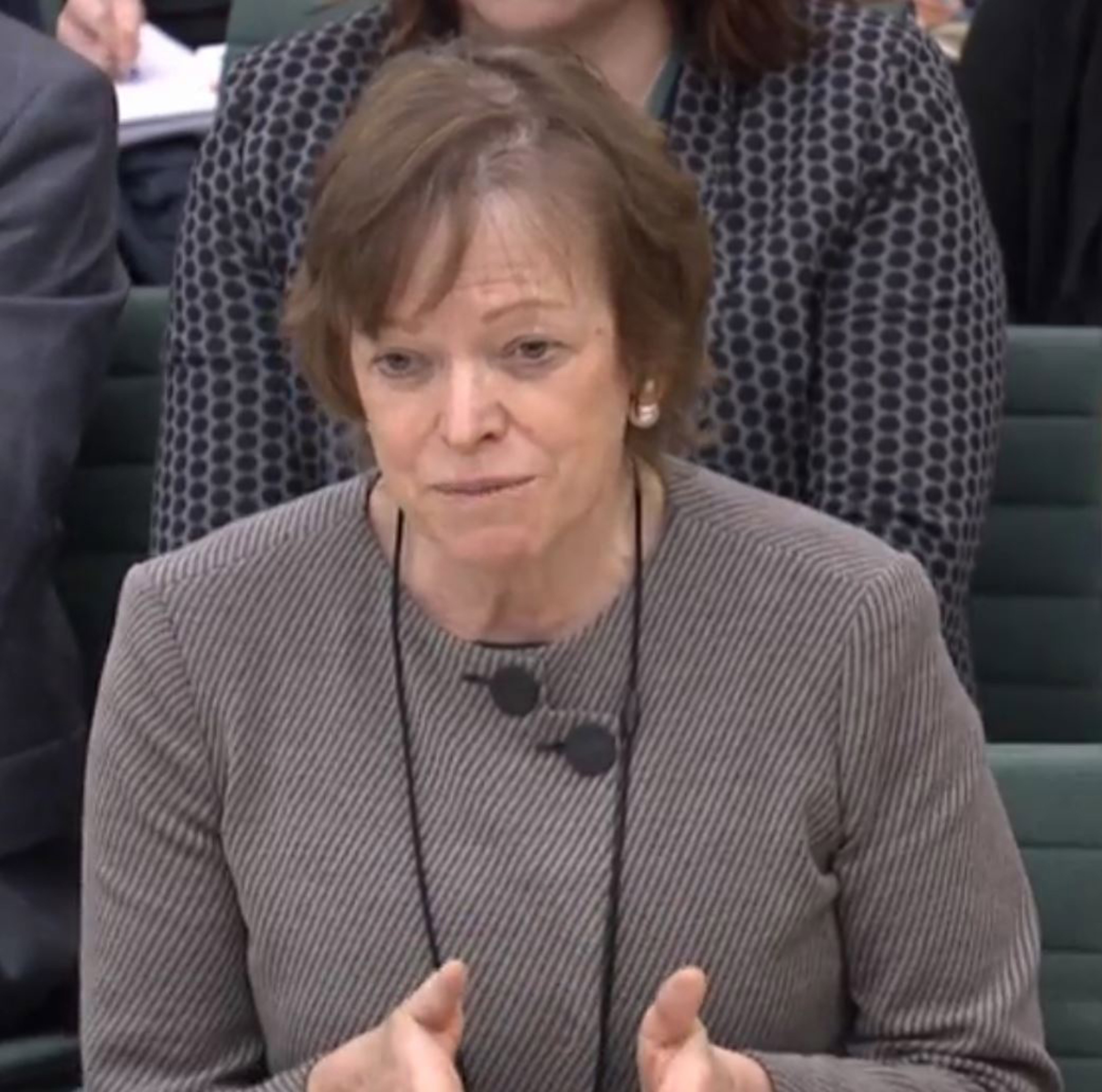 <strong>&nbsp;Dame Glenys Stacey, Chief Inspector, HMI Probation, gives evidence at the Justice Select Committee at the House of Commons</strong>