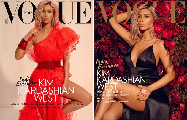 Картинки по запросу Kim Kardashian sparks backlash over Vogue India cover