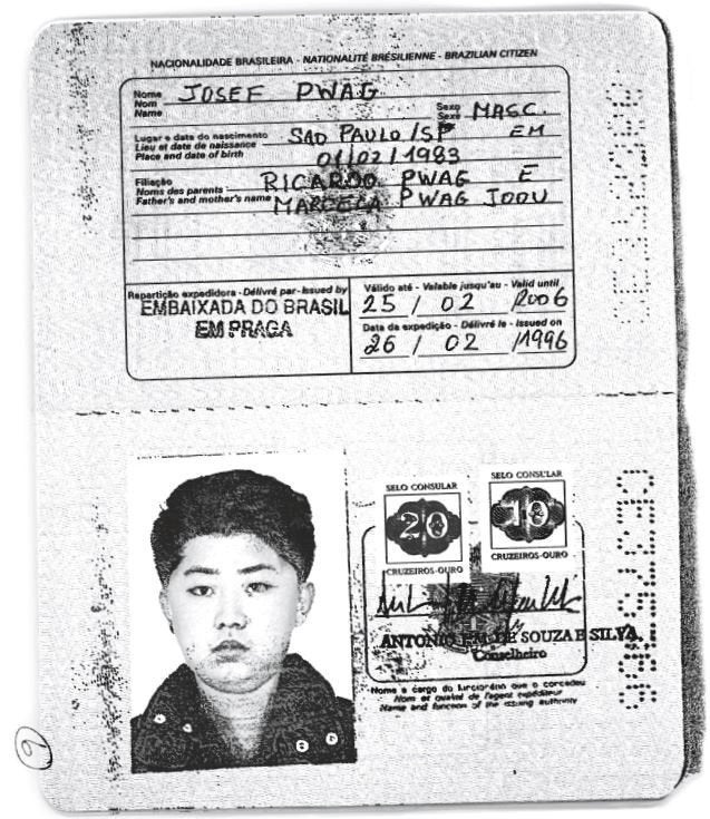 Kim Jong-Un's secret Brazilian passport discovered Kim Jong-Un's secret Brazilian passport discovered