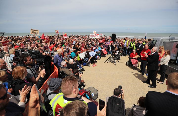 A Labour rally in north Wales