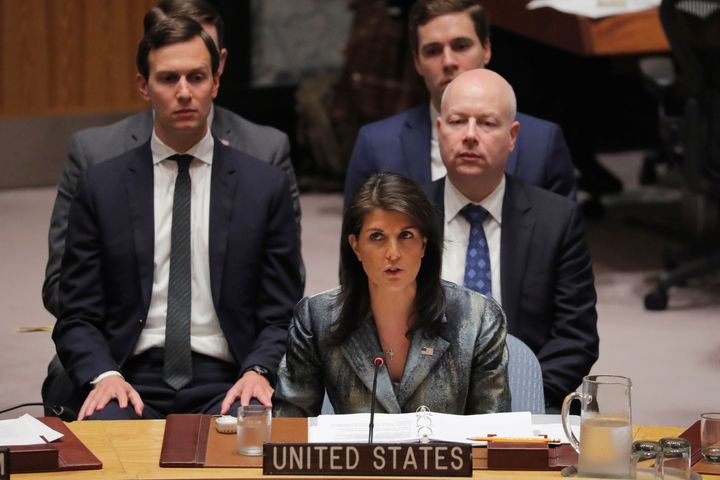 Kushner has been present at recent UN Security Council meetings.