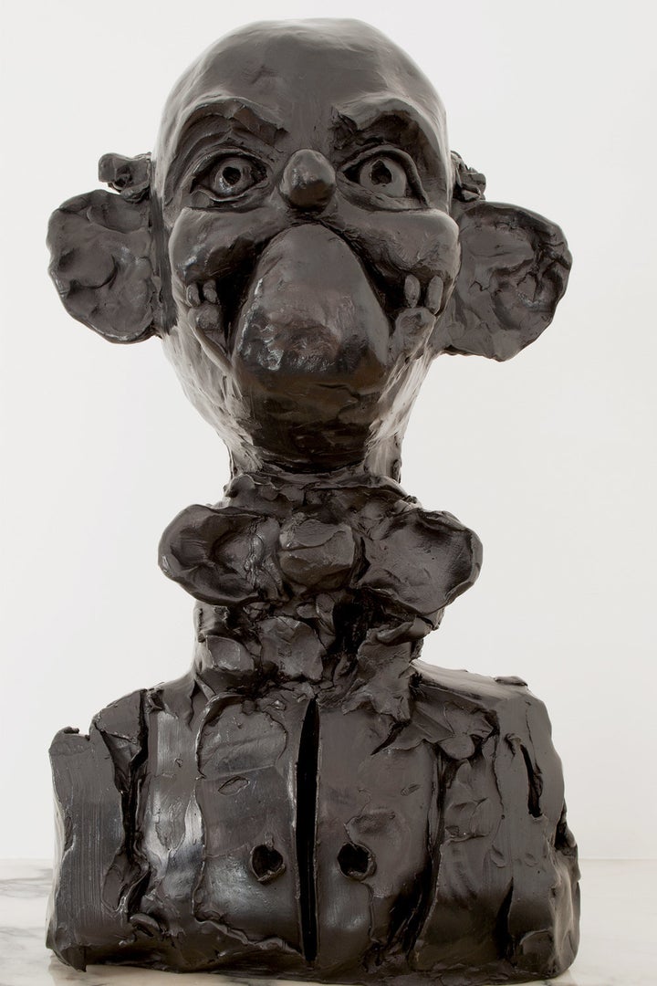 George Condo, «The Bulgarian Banker» (2010), μπρούτζος. 