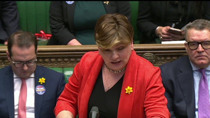 Emily Thornberry in the House of Commons