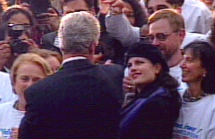 President Bill Clinton and Monica Lewinsky.