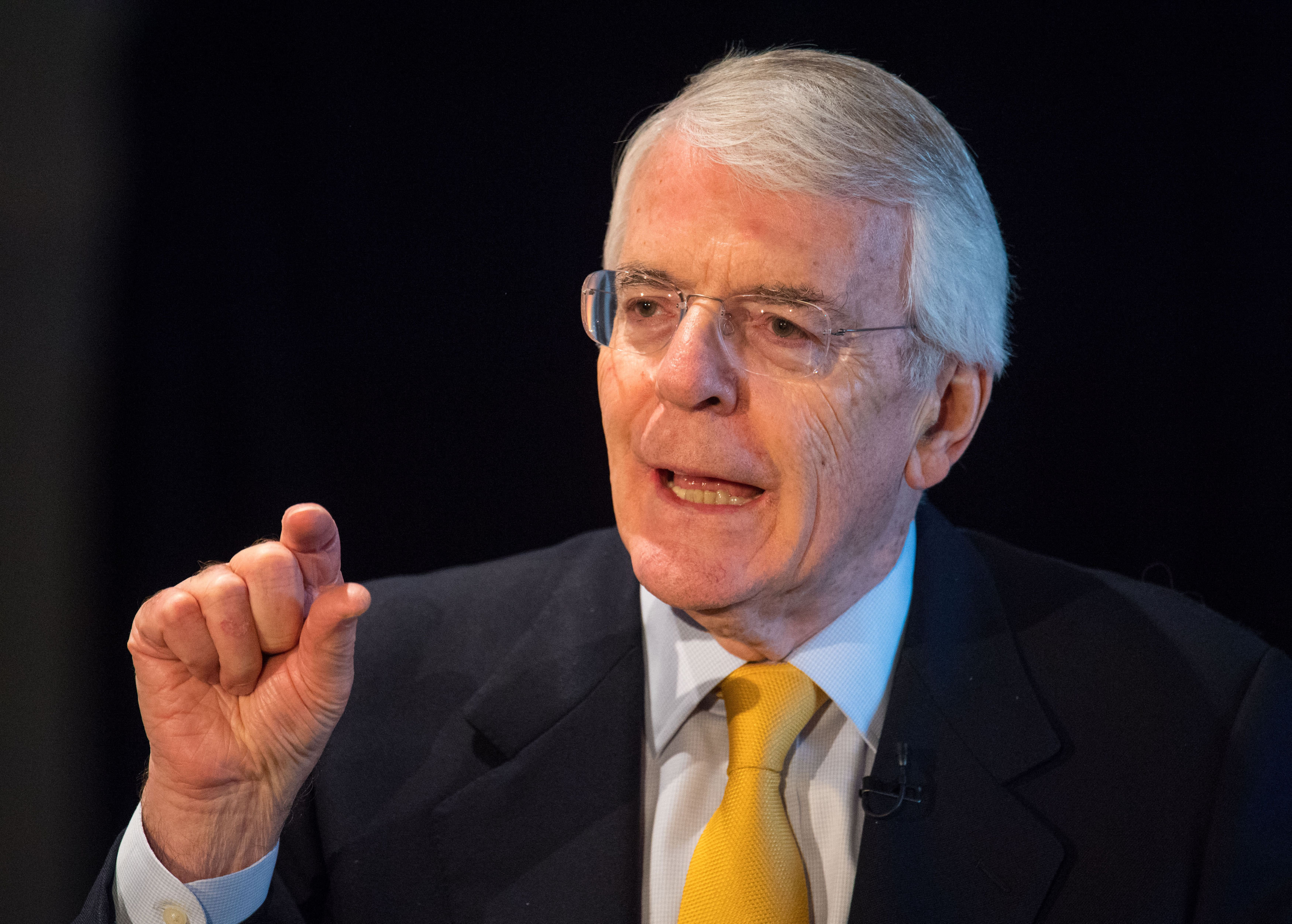 <i>Sir John Major delivered a Brexit speech in London on Wednesday.</i>