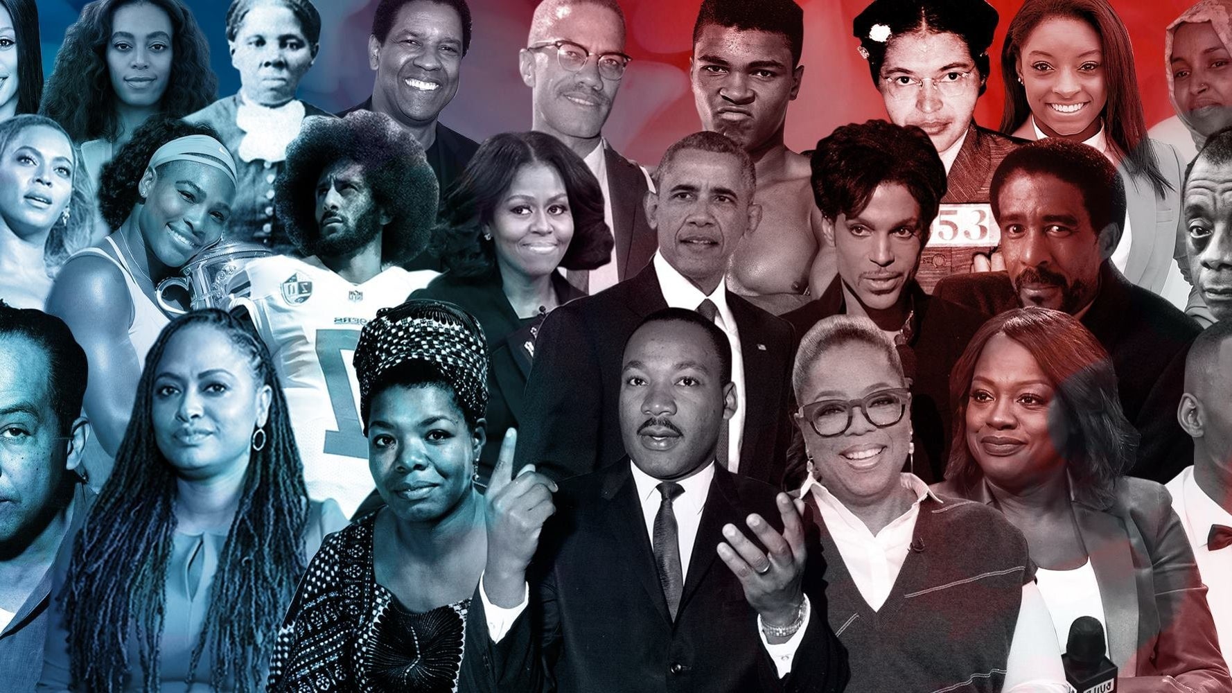 black history month collage