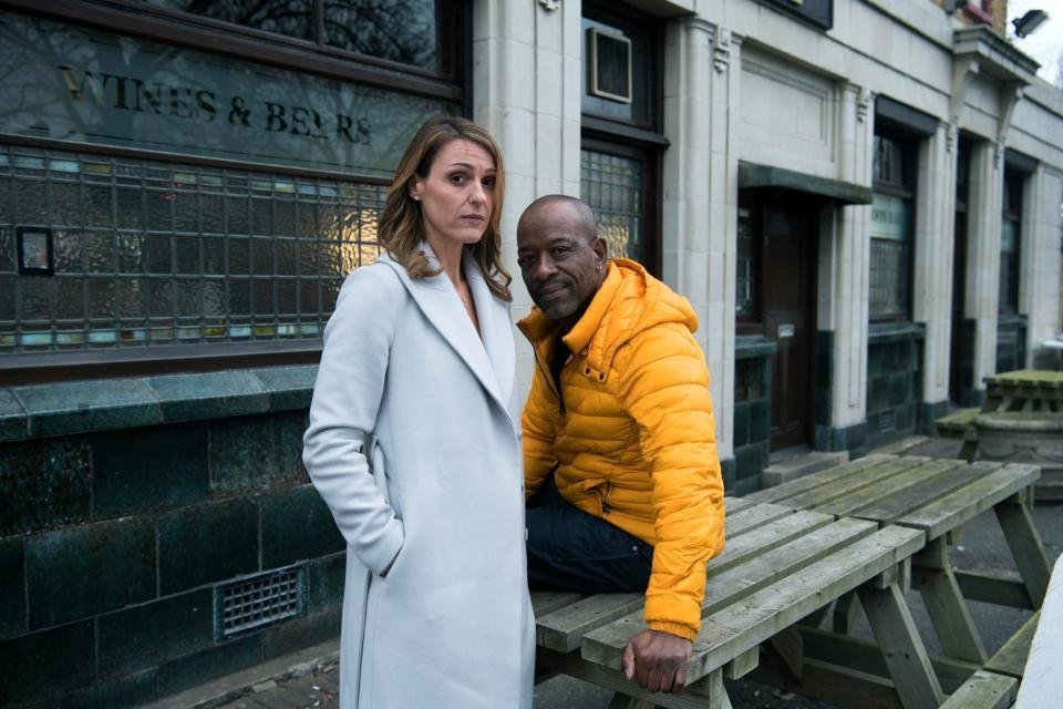 <strong>Suranne Jones and Lennie James star in 'Save Me'</strong>