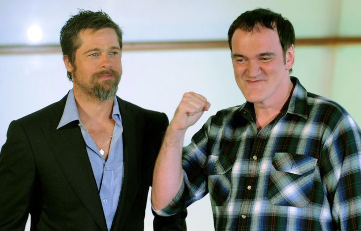 Brad and Tarantino previously worked together on 'Inglorious Basterds' 