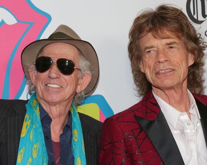 <strong>Keith Richards and Mick Jagger</strong>