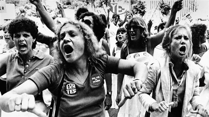 Equal Rights Amendment supporters voice their disapproval of the Florida Senate’s defeat of an ERA ratification bill in 1982.
