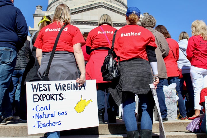 Workers have rallied at the state Capitol every workday since the strike began last Thursday.