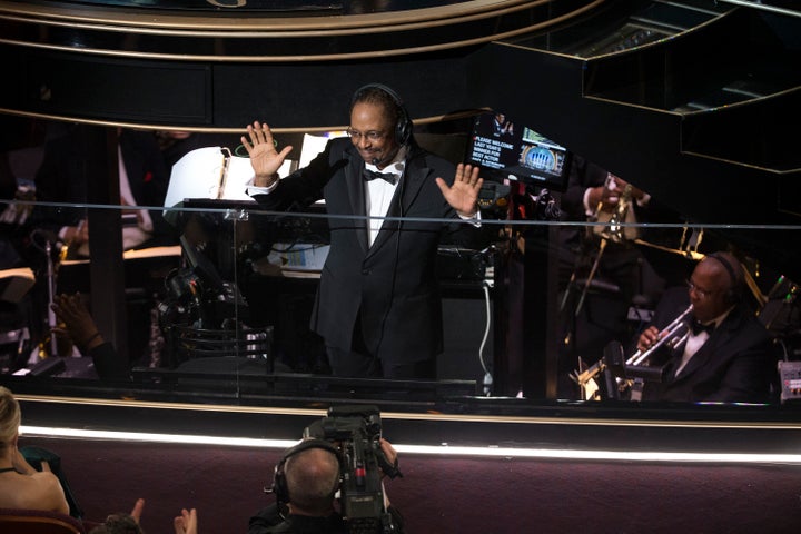 This year marks the third time that Wheeler, seen here at the 88th Academy Awards, will be musical director of the Oscars.