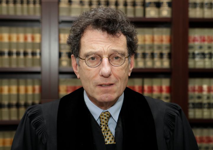 U.S. District Judge Daniel Polster in his Cleveland office.