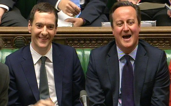 George Osborne and David Cameron in the Commons